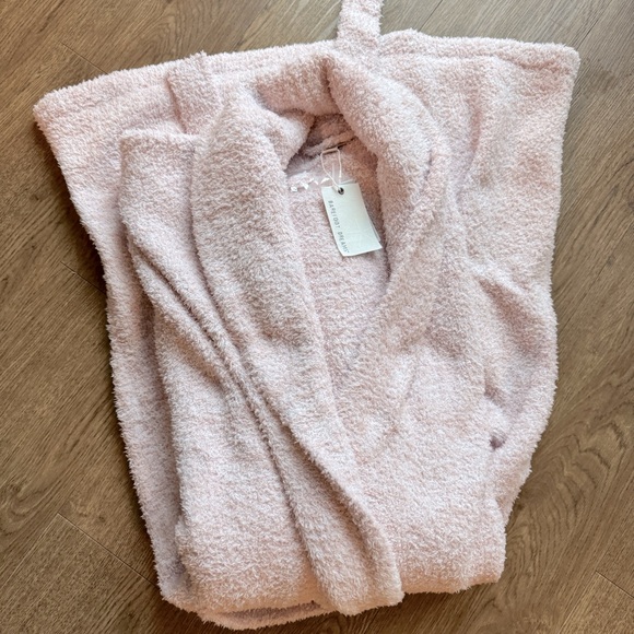 NWT: Barefoot Dreams Light Pink Robe (M) - Picture 3 of 7